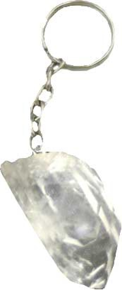 Clear Quartz Keychain - A Stylish and Meaningful Accessory