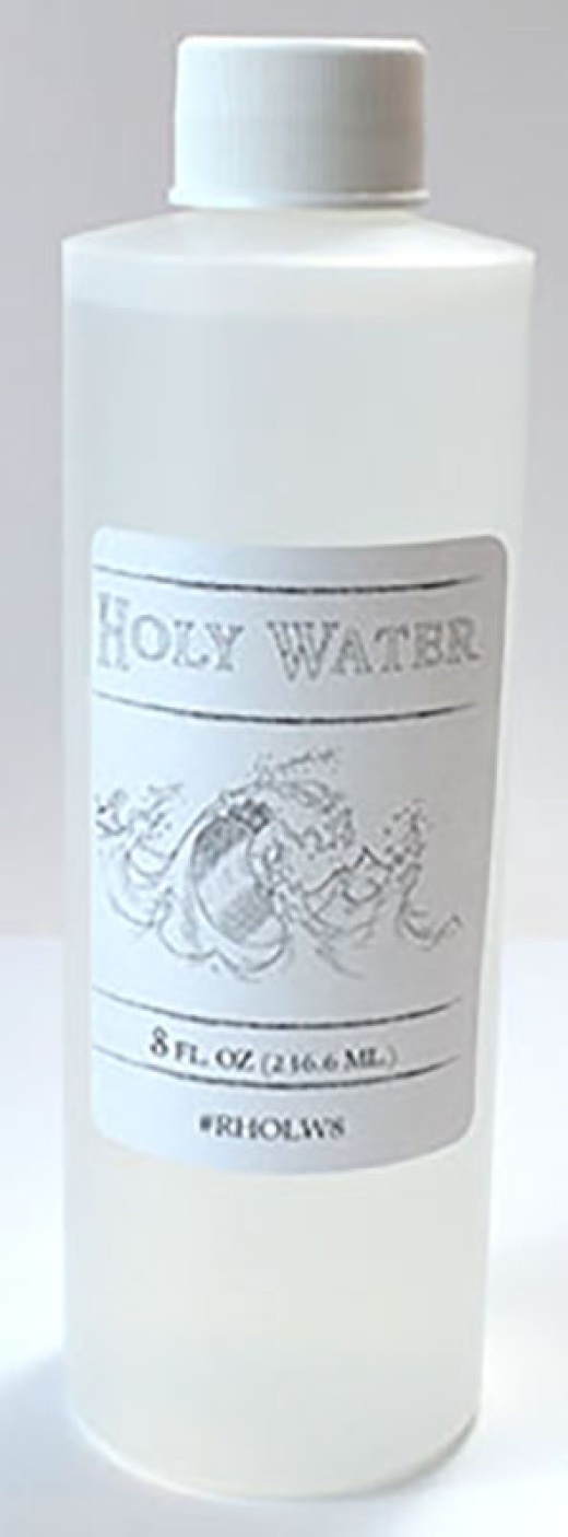 8Oz Holy Water for Baptism, Consecration and Rituals