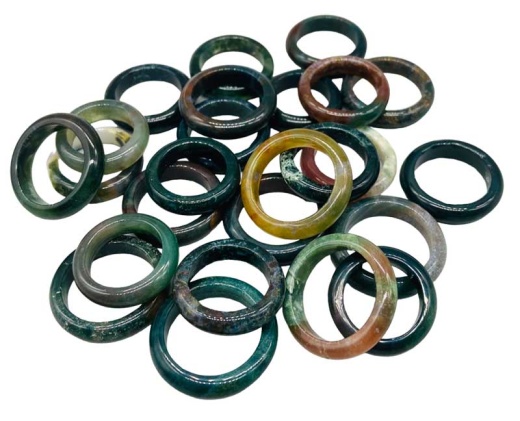 Jasper Banded Rings - Set of 25 Unique Pieces