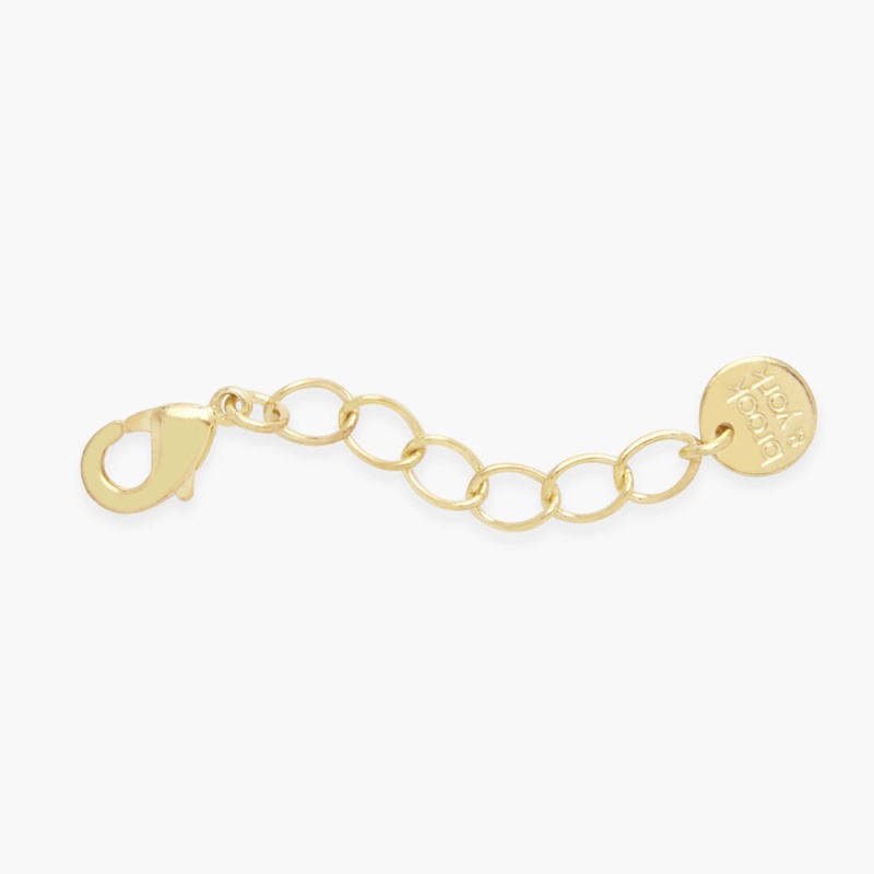 1" Bracelet Extender Chain - Gold