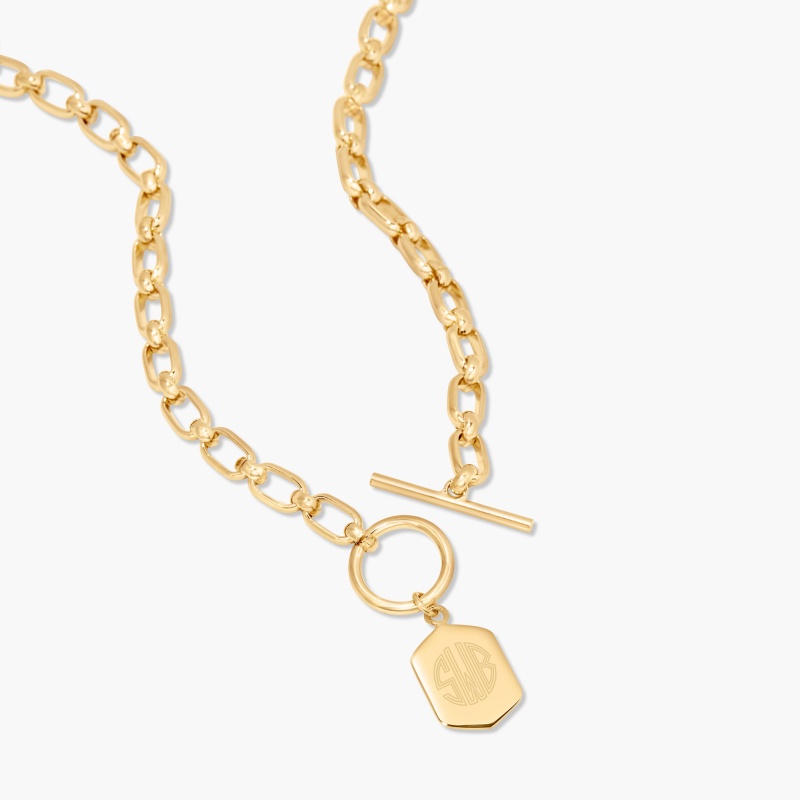 Hadley Toggle Necklace - Gold
