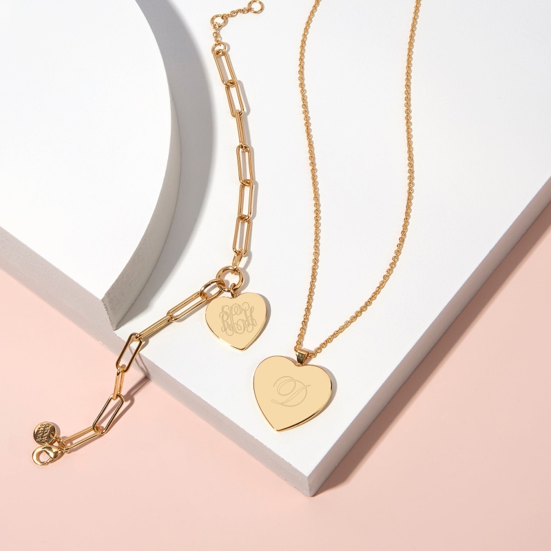 Isabel Heart Bracelet - Gold