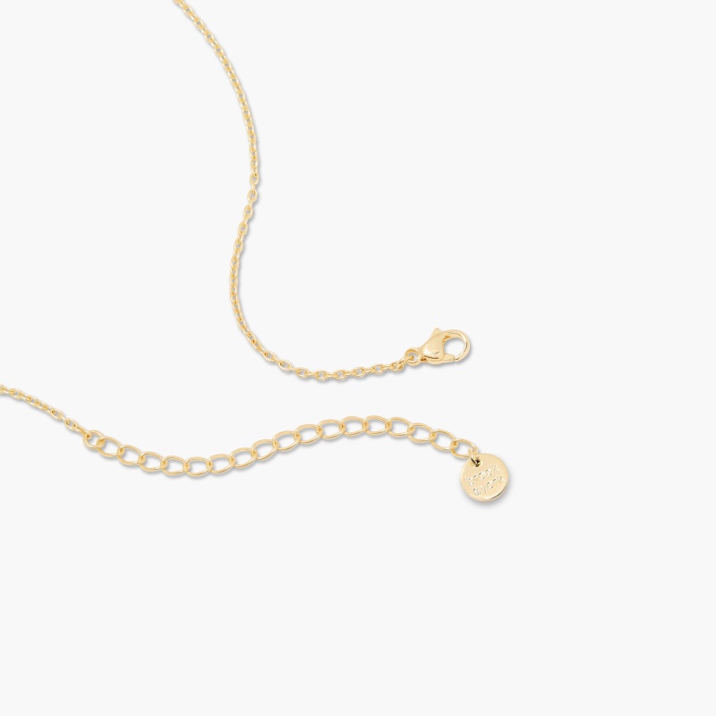 Coco Gold Vermeil Diamond Necklace - Gold