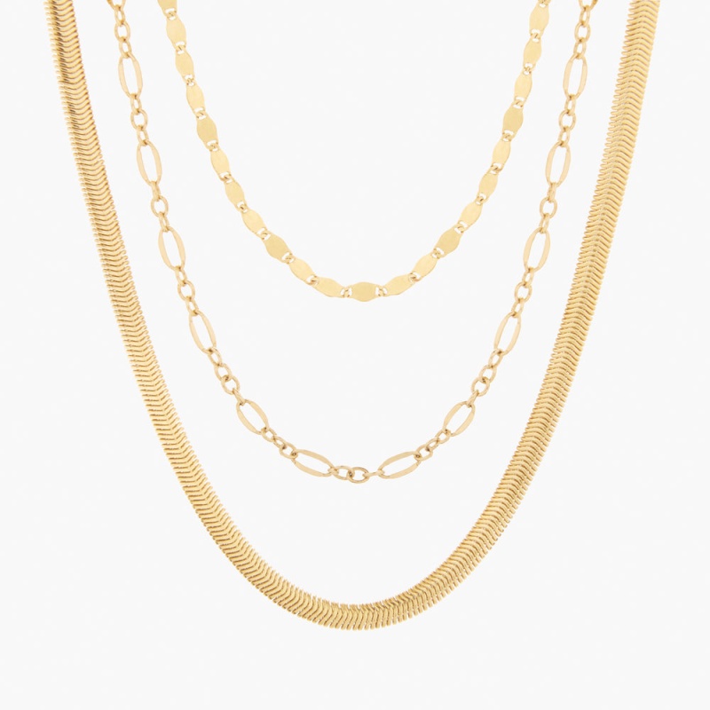 Izzy Chain Layering Set - Gold