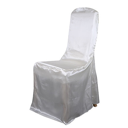 Ivory - Banquet Chair Cover Satin - ( Chair Cover )