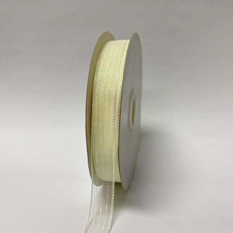 Ivory - Corsage Ribbon - ( 5/8 Inch | 50 Yards )