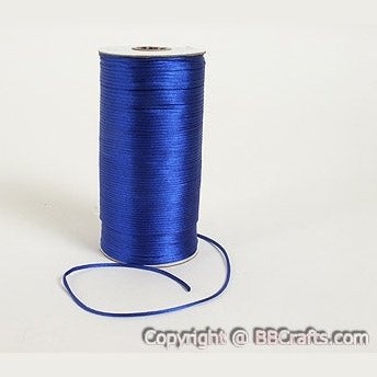 Ultra Violet 3 mm Rattail Satin Cord 100 Yards
