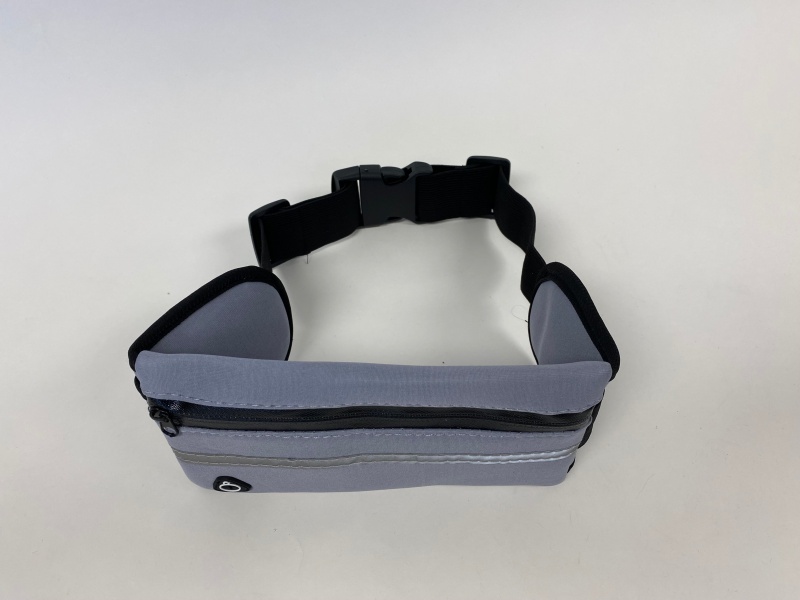 Waist Belt With Pouch Bag, Grey