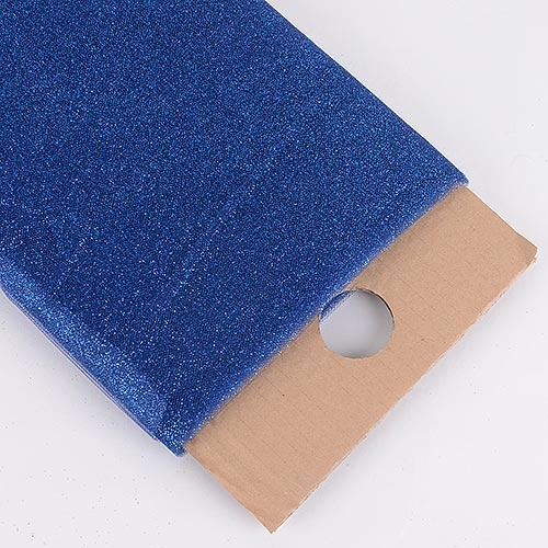 Navy Blue - Premium Glitter Tulle Fabric ( 54 Inch | 10 Yards )