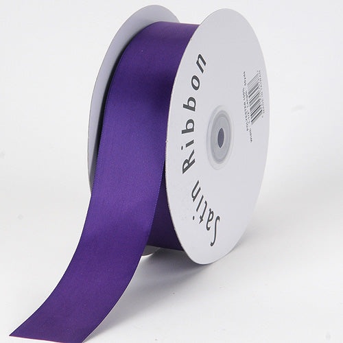 Purple - Satin Ribbon Single Face - ( 5/8 Inch | 100 Yards )