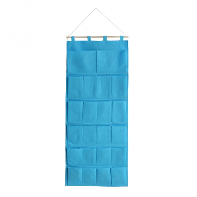Wall Hanging/ Sewing Baskets / Wall Baskets - Blue Hanging