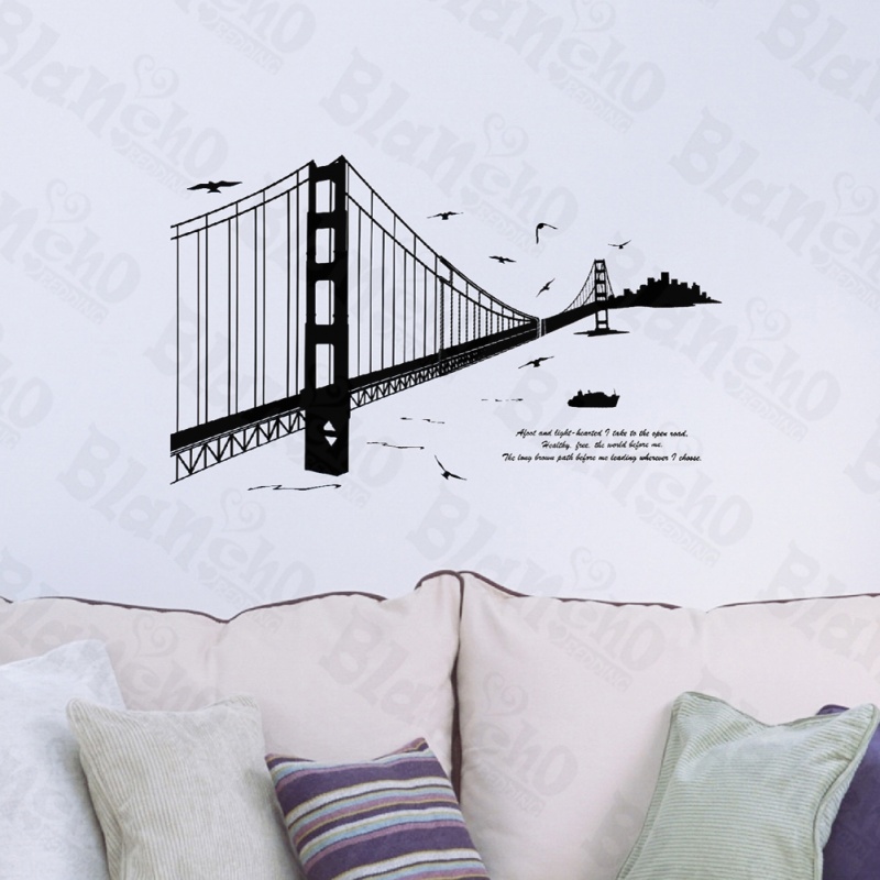 Chain Bridge Wall Decal
