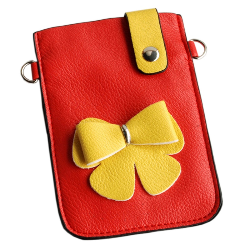 Colorful Leatherette Mobile Phone Pouch Cell Phone Case Clutch Pouch - Exclusive Queen
