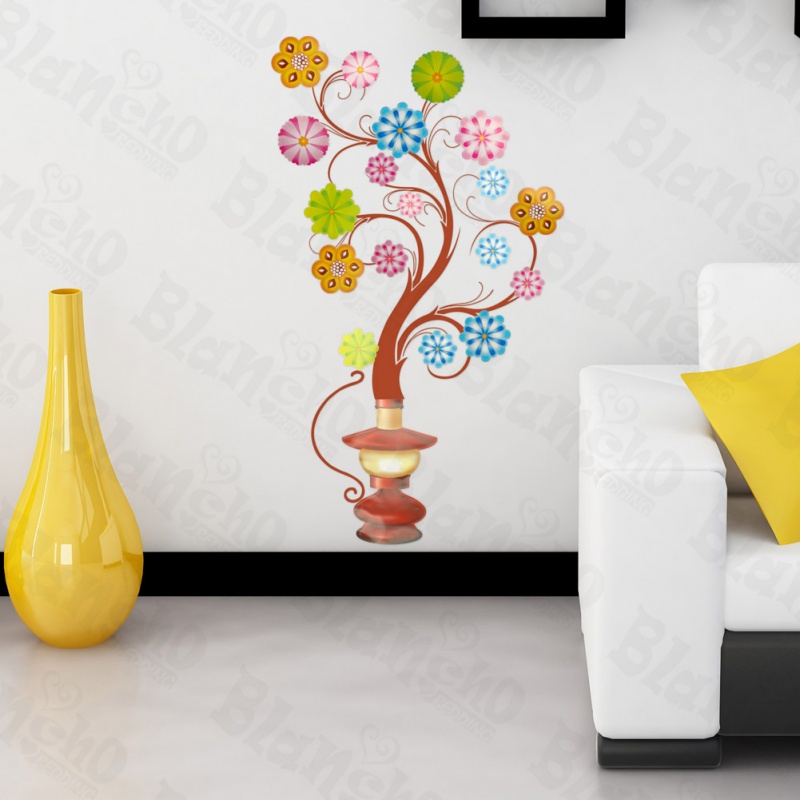 Flower Lamp Large Wall Decal