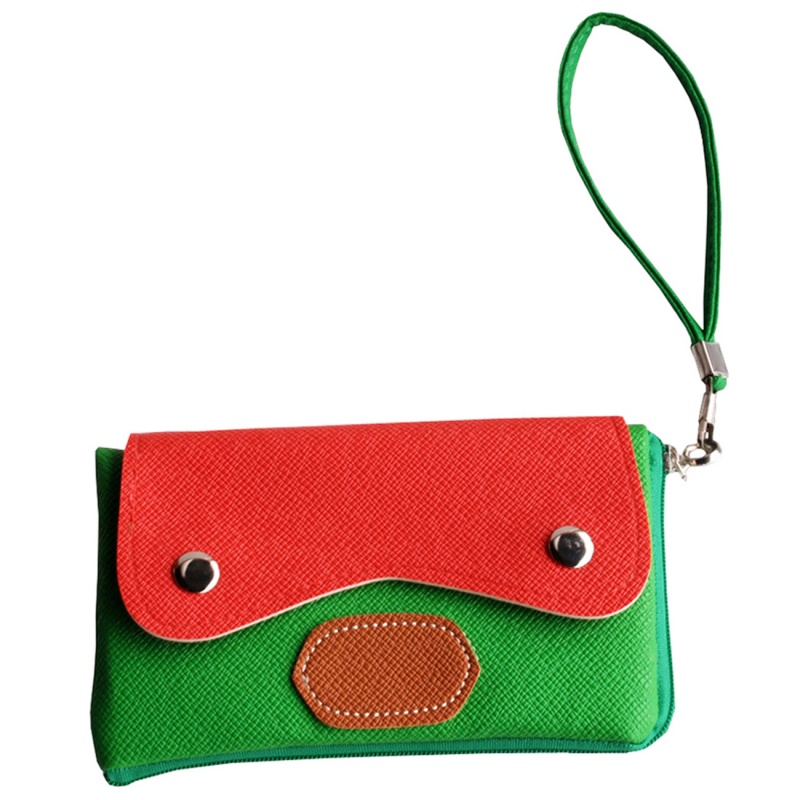 Colorful Leatherette Mobile Phone Pouch Cell Phone Case Clutch Pouch - Youthful Vigour