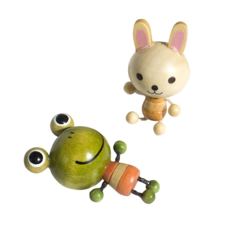 - Refrigerator Magnets - Rabbit & Frog