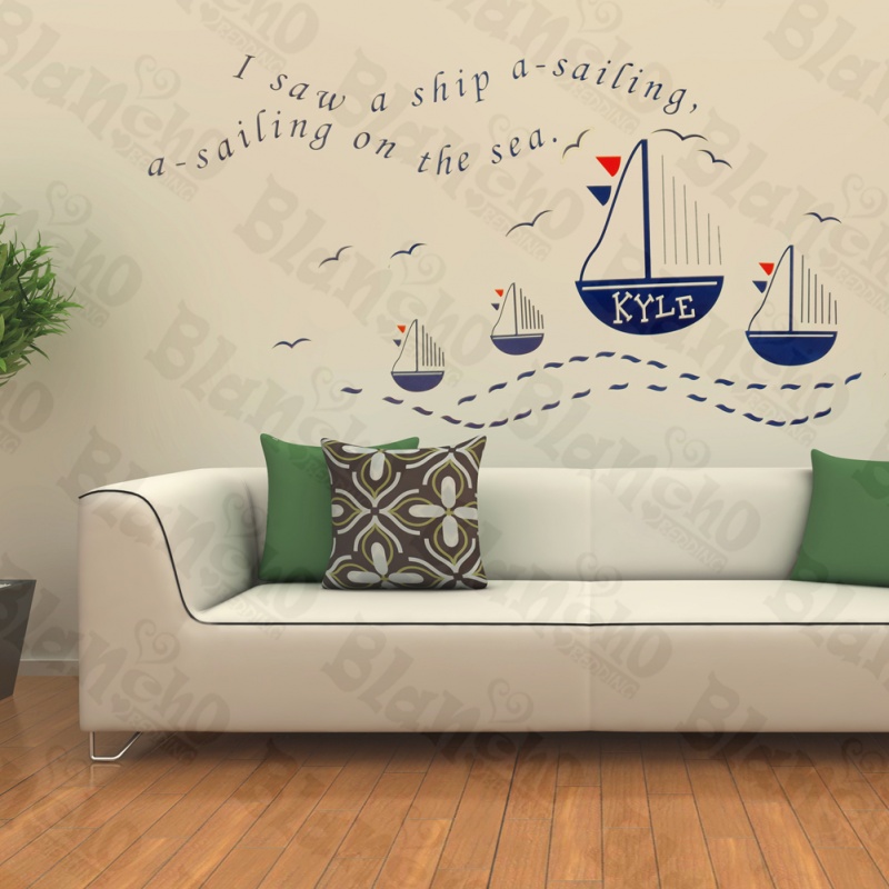 Ocean Trip Wall Decals Stickers Appliques