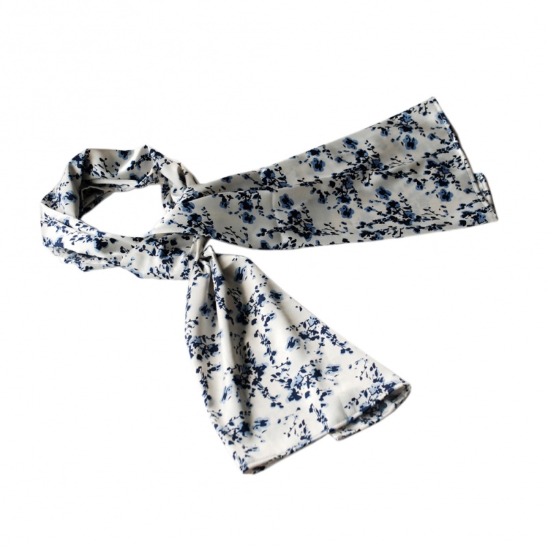 -Blancho White Plum Blossom Chinese Style Noble Elegant Soft Natural Silky Scarf/Wrap/Shawl