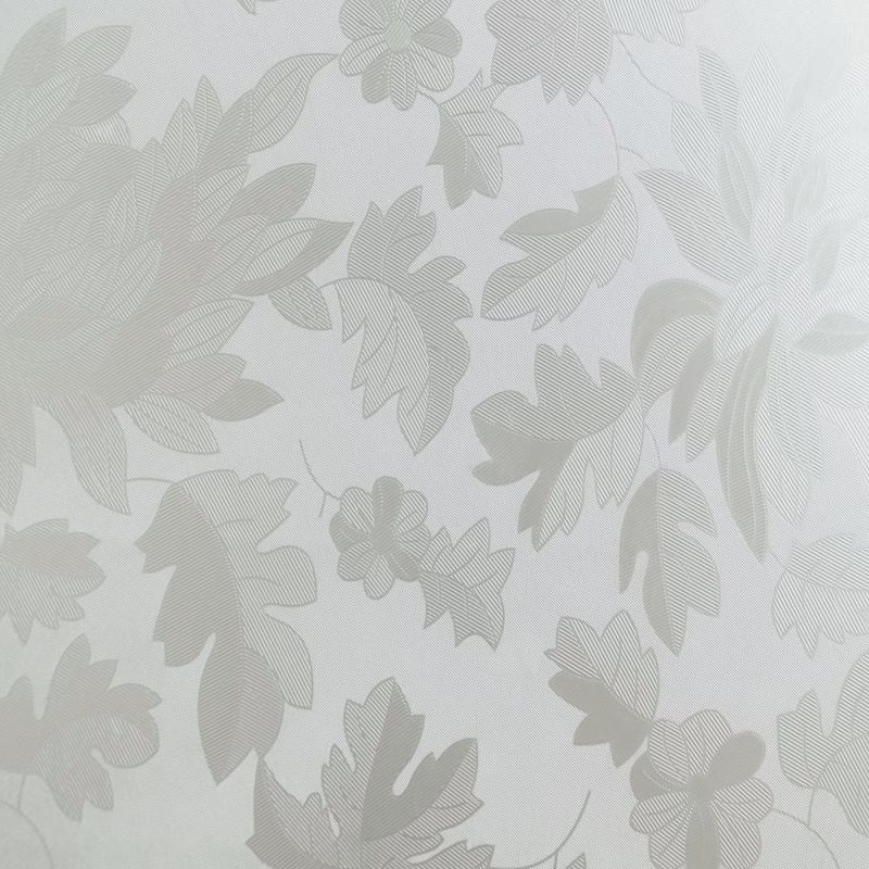 Obscure Flower - Self-Adhesive Embossed Window Film Home Decor