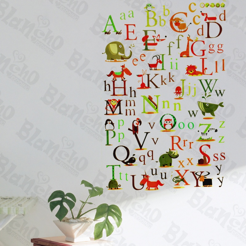 Animals' Alphabet Wall Decals