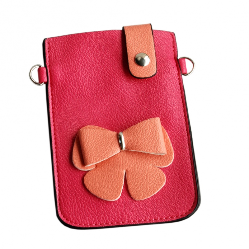 Colorful Leatherette Mobile Phone Pouch Cell Phone Case Clutch Pouch - Love Life