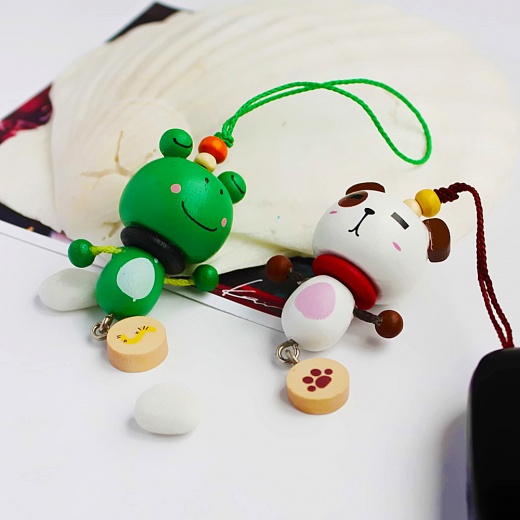 Cell Phone Charm Strap / Camera Charm Strap - Lively Animal-1