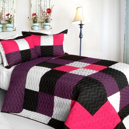 3Pc Vermicelli Quilt Set - Partner