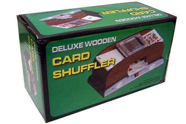 2 Deck Wooden Deluxe Card Shuffler