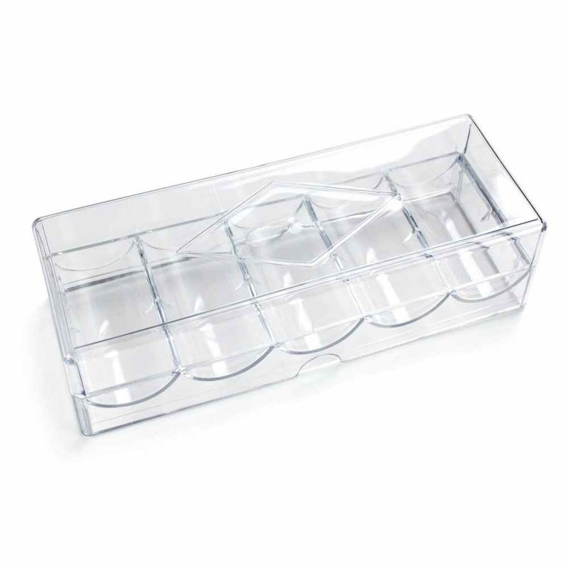 Acrylic Chip Tray With Lid