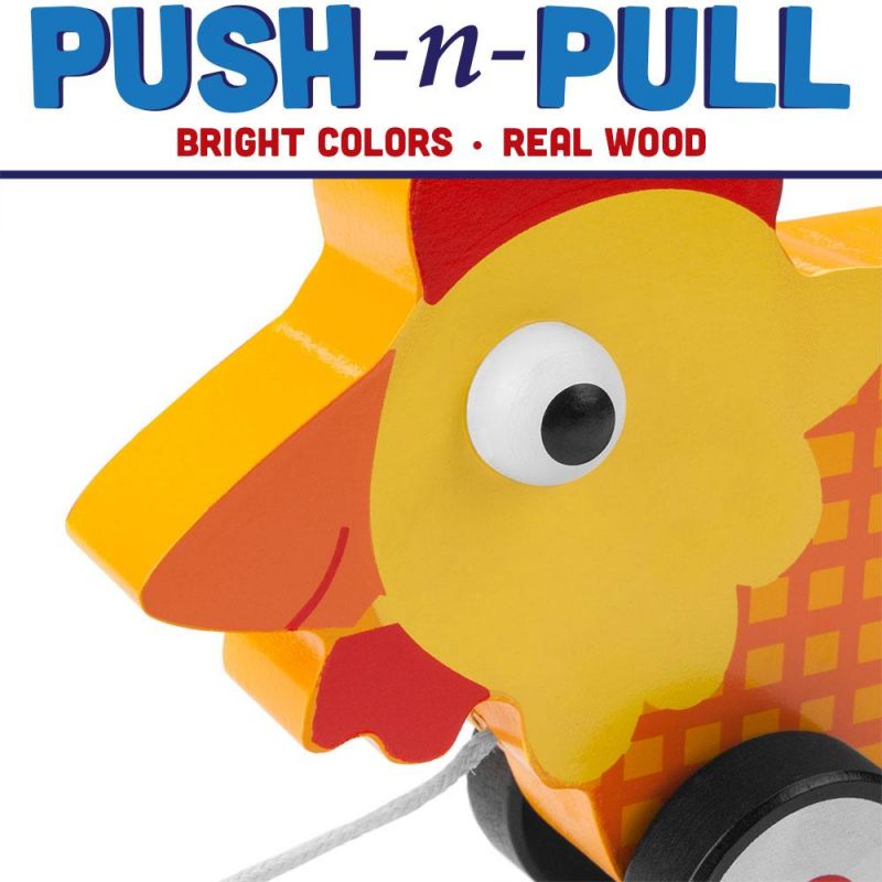 Push-N-Pull Plaid Hen