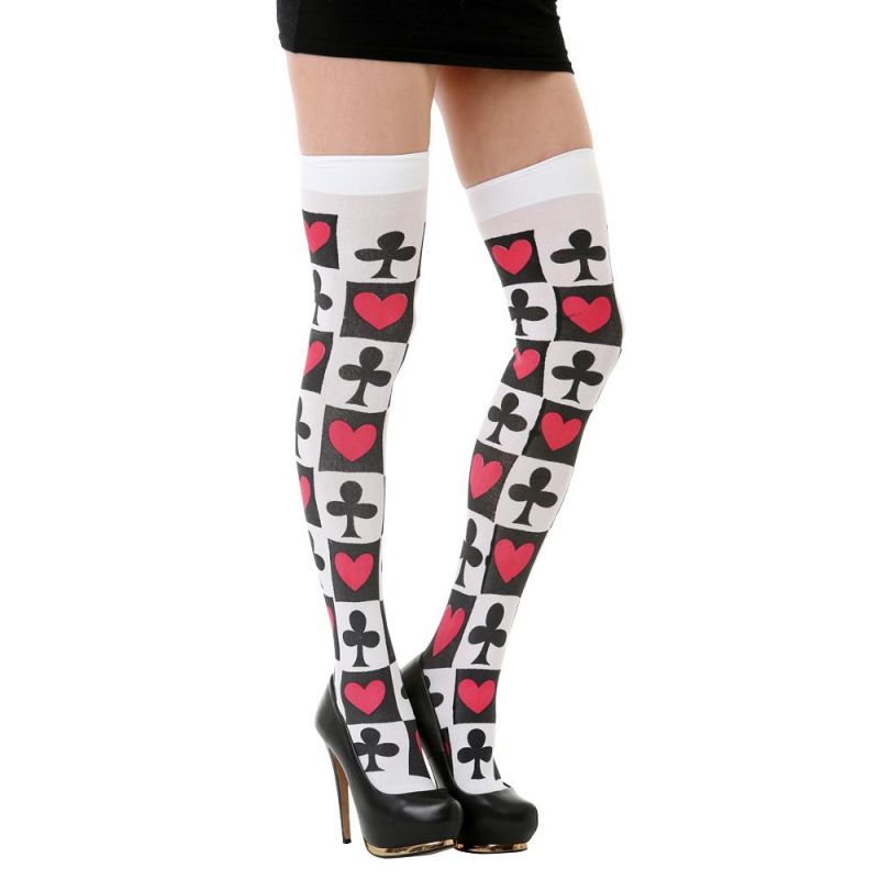 Suited Thigh High Costume Tights