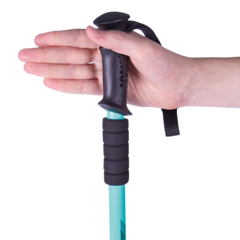 53" Teal Shock-Resistant Adjustable Trekking Pole