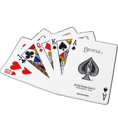 100% Plastic Bicycle Prestige Blue Poker Size Playing Cards