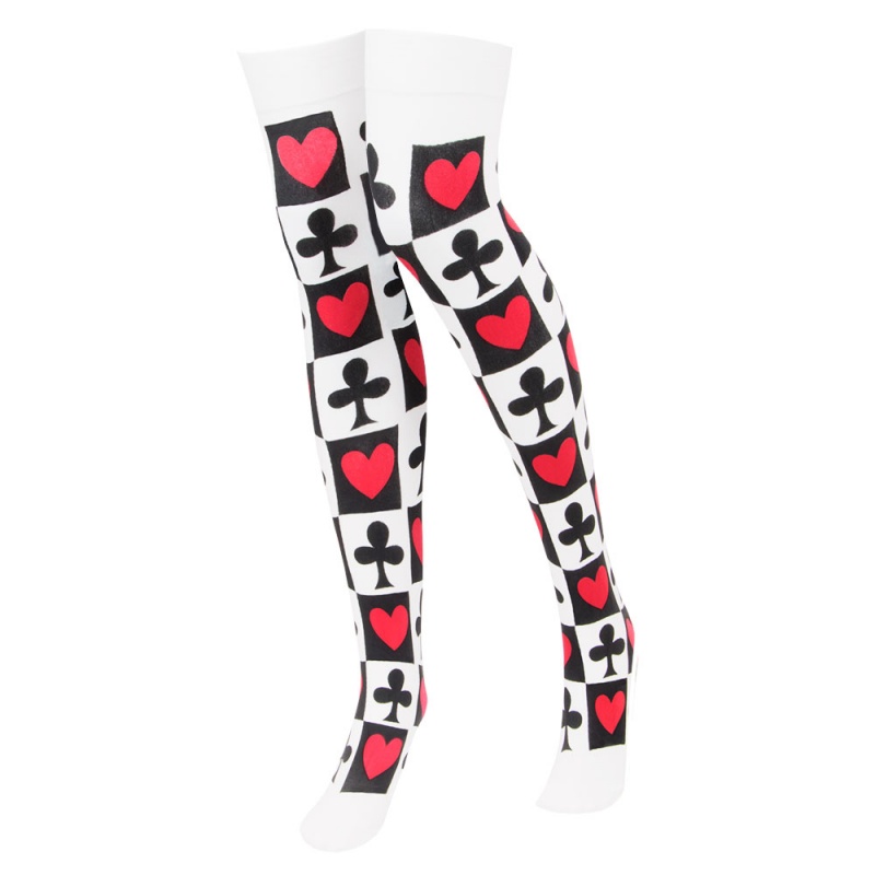 Suited Thigh High Costume Tights