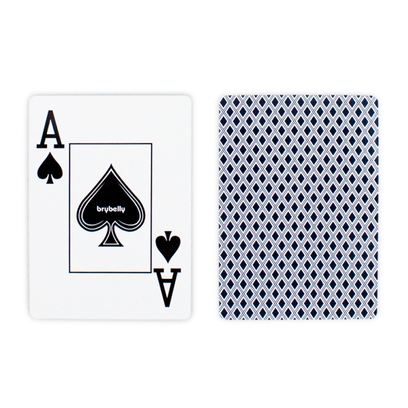 Blue Deck, Brybelly Playing Cards (Wide Size, Jumbo-Index)