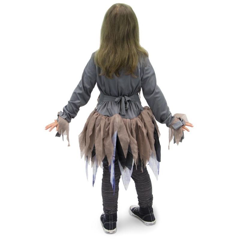 Children's Crazy Zombi Girl Costume, 8-10