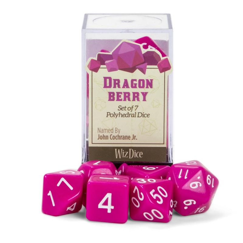 Set Of 7 Polyhedral Dice, Dragonberry