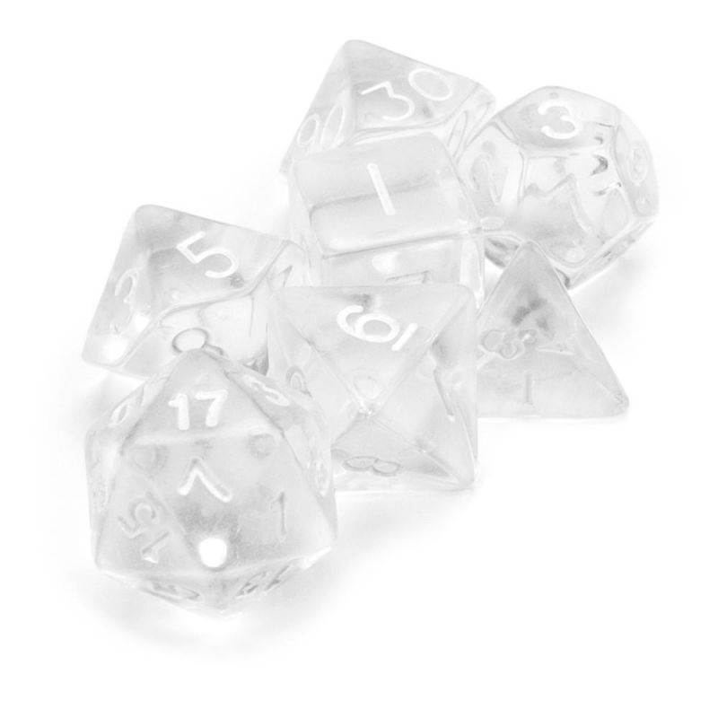 Set Of 7 Polyhedral Dice, Astral Echoes