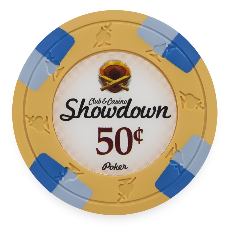 Clay Showdown 13.5G Poker Chip (25 Pack)