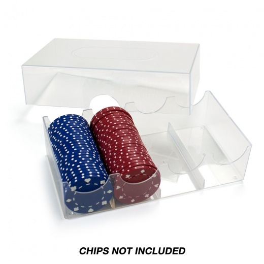 5) Poker Chip Tube Storage Containers Each Fits 25 Standard Size