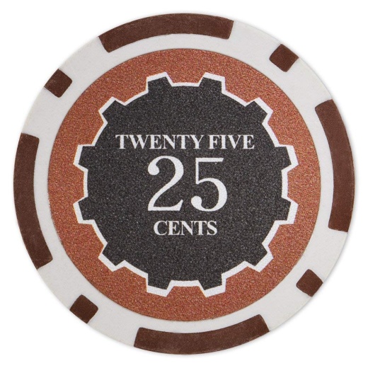 Brybelly Eclipse 14-Gram Poker Chips (25-Pack) - Clay Composite