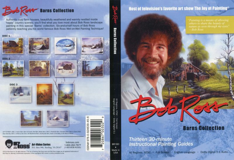 Bob Ross All Barns! Dvd Collection
