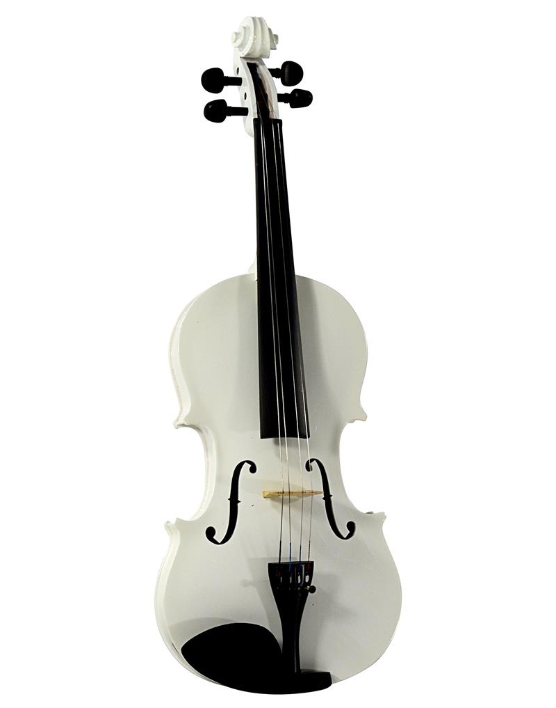 Colored 4/4 Violin Ensemble White