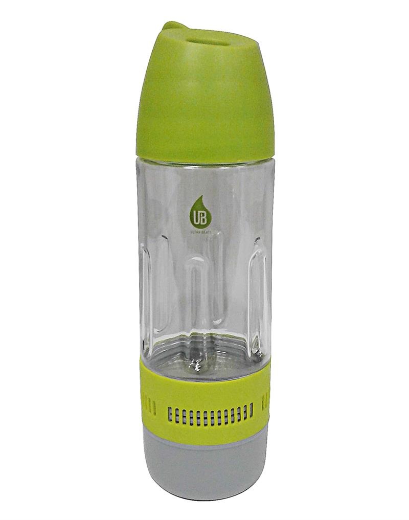 Ultra Beats Bc-4100 Sport Water Bottle Bluetooth Speaker Combo With Cup Green