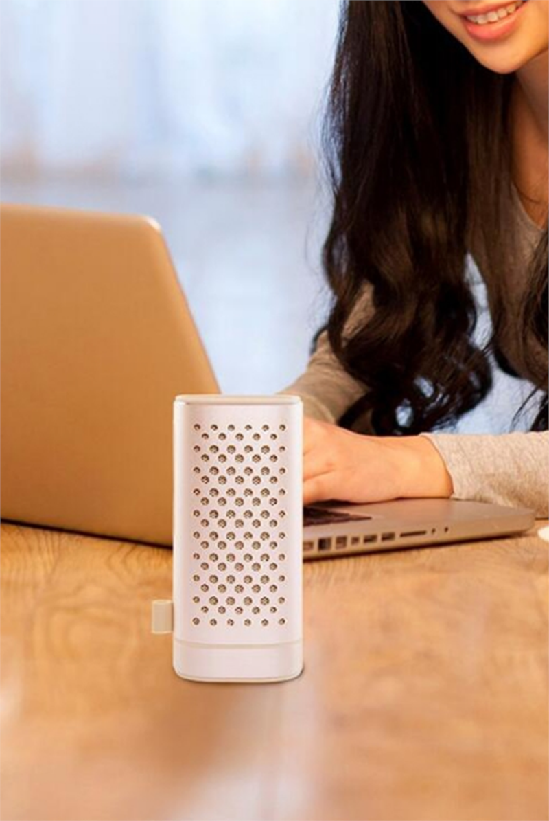 2 In 1 Bluetooth Speaker With 4400Mah Power Bank Silver