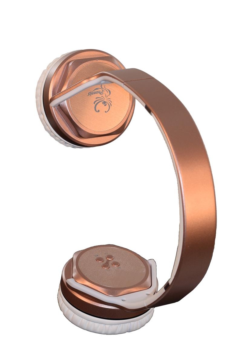 Twist-Out Wireless ​Bluetooth Stereo Speaker & Headphones Rose Gold