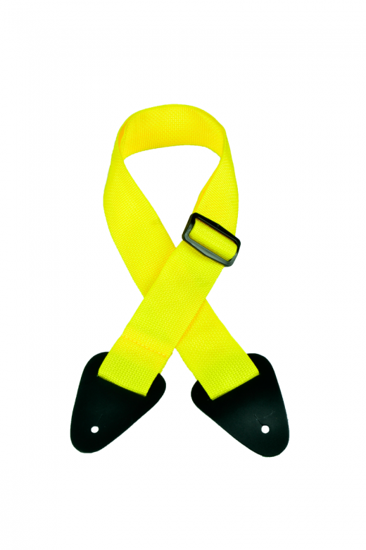 Multiple Colors Yellow Guitar Nylon Strap