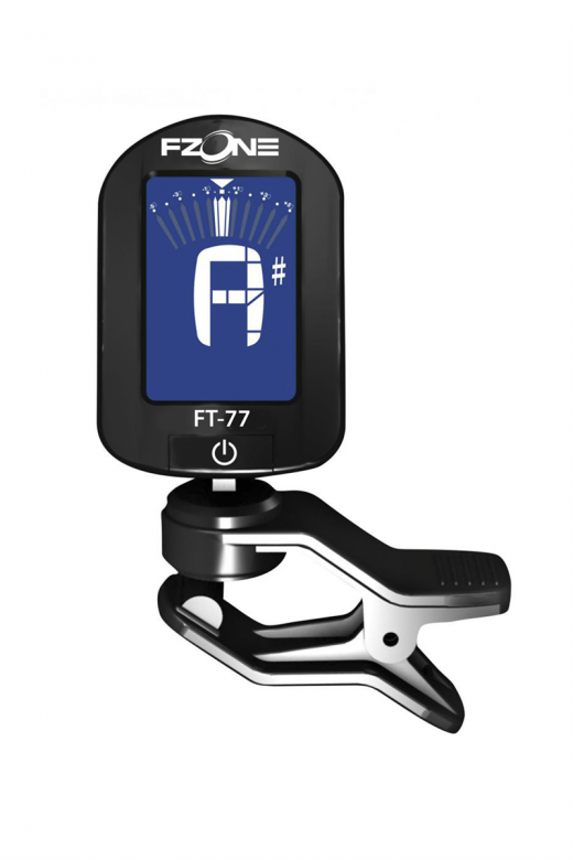 Clip-On Chromatic Tuner for Guitar, Bass, Violin & Ukulele