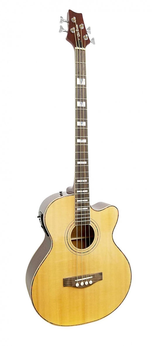 Glen Burton Deluxe Acoustic Electric Bass Natural
