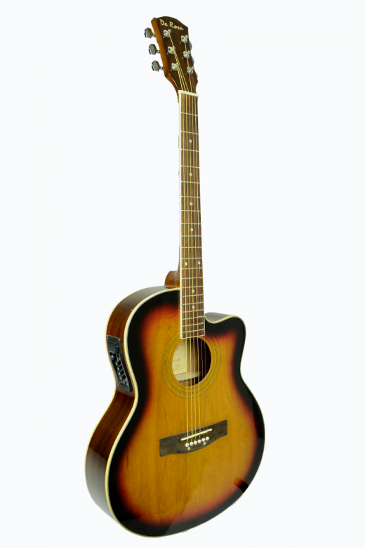 De Rosa Cutaway Acoustic-Electric Thin Body Guitar